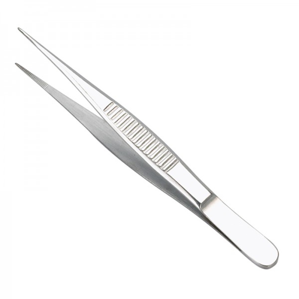 Pinza de Punta Fina sin Dientes 12.50 cm: Ideal para auriculoterapia (acero inoxidable) Pinza de Punta Fina sin Dientes 12.50 cm: Ideal para auriculoterapia (acero inoxidable)