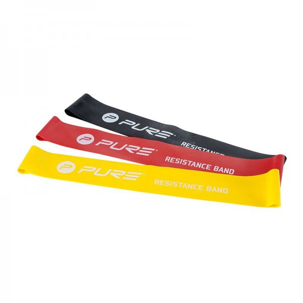 Set de 3 Bandas de Diferentes Resistencias Pro Pure2Improve: Resistencia suave, media y fuerte Set de 3 Bandas de Diferentes Resistencias Pro Pure2Improve: Resistencia suave, media y fuerte