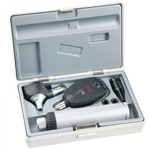 Set Oftalmoscopio Otoscopio Heine K 180 LED con estuche rígido Set Oftalmoscopio Otoscopio Heine K 180 LED con estuche rígido