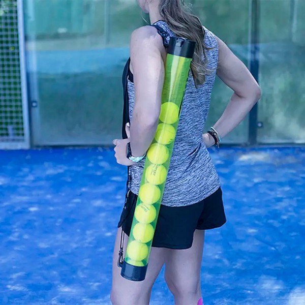 Tubo recoge pelotas tenis/pádel: Con capacidad para 12 - 15 - 21 pelotas Tubo recoge pelotas tenis/pádel: Con capacidad para 12 - 15 - 21 pelotas