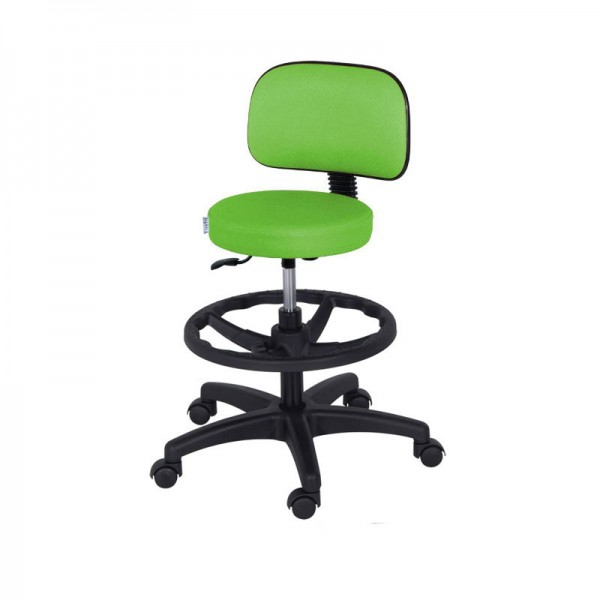 Taburete alto Kinefis Economy: Elevación a gas y altura de 59 - 84 cm con aro reposapiés y respaldo (Varios colores disponibles) Taburete alto Kinefis Economy: Elevación a gas y altura de 59 - 84 cm con aro reposapiés y respaldo (Varios colores disponibles)