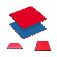 Tatami Puzzle reversible Kinefis color azul - rojo (grosor 40 mm)