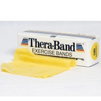 Thera Band 5.5 metros: Cintas de Látex de Resistencia Suave - Color Amarillo