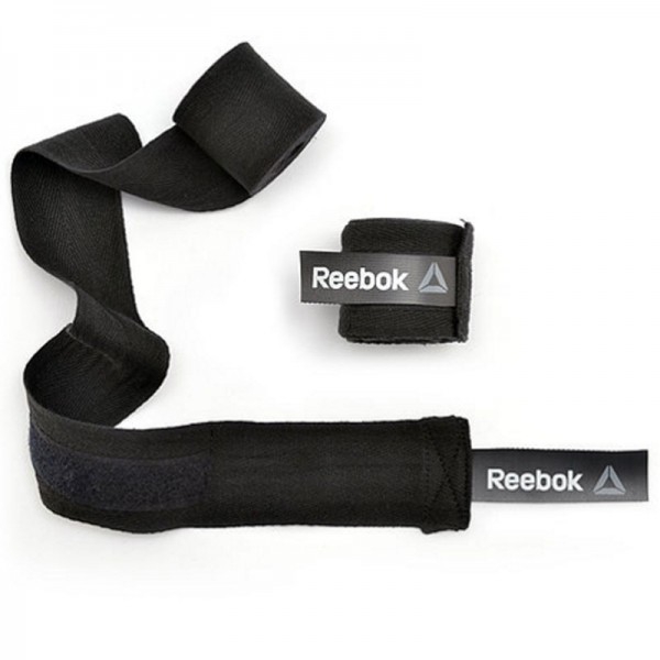 Vendas Boxeo Reebok: Ideal para mantener manos y muñecas protegidas cuando boxeas (color negro)