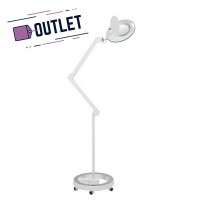 Lámpara Lupa LED de Luz Fría Mega+ con cinco aumentos (base rodable) - OUTLET