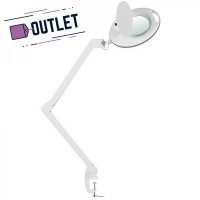Lámpara Lupa LED de Luz Fría Mega con cinco aumentos (base fijación por mordaza) - OUTLET