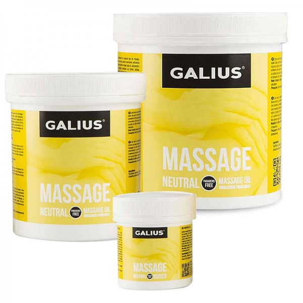 Aceite neutro de masaje Galius: para todo tipo de masajes con efecto relajante, reconfortante y tonificante Aceite neutro de masaje Galius: para todo tipo de masajes con efecto relajante, reconfortante y tonificante