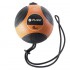 Balón Medicinal con Cuerda Pure2Improve: Permite entrenar ejercicios dinámicos y de lanzamiento (pesos disponibles) - Pesos: 4Kg - Color Naranja - Referencia: P2I110080
