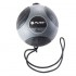 Balón Medicinal con Cuerda Pure2Improve: Permite entrenar ejercicios dinámicos y de lanzamiento (pesos disponibles) - Pesos: 6Kg - Color Gris - Referencia: P2I110090