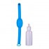 Pulsera recargable de gel hidroalcohólico con bote dosificador de regalo (varios colores disponibles) - Color: Azul - 