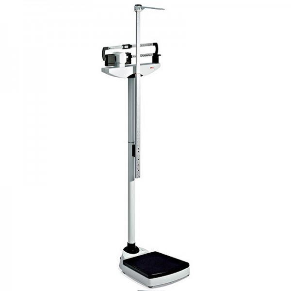 Báscula mecánica de columna Seca 711 Clase III (Médica): con tallímetro y pesas antideslizantes a la altura de los ojos Báscula mecánica de columna Seca 711 Clase III (Médica): con tallímetro y pesas antideslizantes a la altura de los ojos