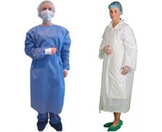 Batas sanitarias desechables Batas sanitarias desechables