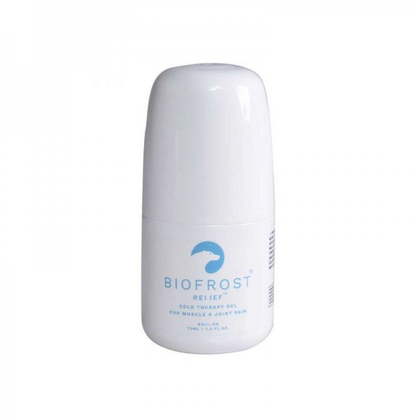 Biofrost Relief Roll on 75ml: Gel frío de alto rendimiento que garantiza el alivio del dolor