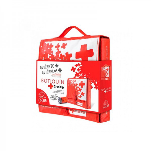 Botiquín de nylon para coche de Cruz Roja Botiquín de nylon para coche de Cruz Roja