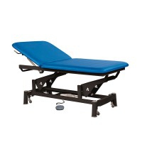 Camilla eléctrica Ecopostural, tipo Bobath, ideal para especialidades: dos cuerpos con estructura de biela negra y cabezal T15 (100 x 185 cm) Camilla eléctrica Ecopostural, tipo Bobath, ideal para especialidades: dos cuerpos con estructura de biela negra y cabezal T15 (100 x 185 cm)