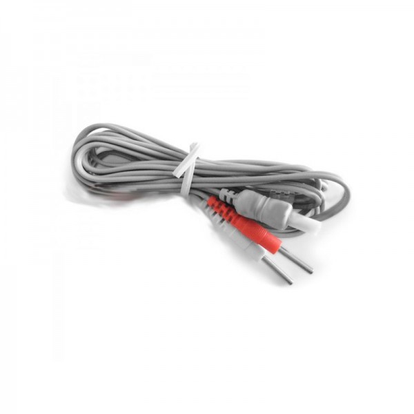 Cable para electrodos universal: compatible con electroestimuladores de conexión redonda (globus, new age...) Cable para electrodos universal: compatible con electroestimuladores de conexión redonda (globus, new age...)
