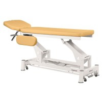 Camilla eléctrica Ecopostural de dos cuerpos con brazos abatibles y estructura de biela blanca (188 cm x 50 cm) Camilla eléctrica Ecopostural de dos cuerpos con brazos abatibles y estructura de biela blanca (188 cm x 50 cm)