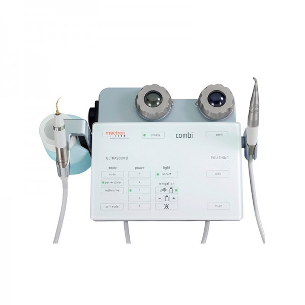Combi Touch Perio: Aeropulidor y ultrasonidos en un mismo dispositivo con más de 50 insertos Combi Touch Perio: Aeropulidor y ultrasonidos en un mismo dispositivo con más de 50 insertos