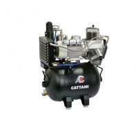 Compresor Cattani AC 300. Para cuatro-cinco equipos dentales con secador de aire y libre de aceite