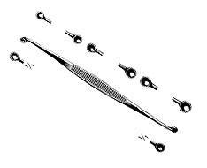 Curetas y cucharillas podológicas Curetas y cucharillas podológicas