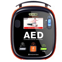 Desfibrilador semiautomático Heart Guardian HR-701 Plus: pantalla a color y ECG en tiempo real