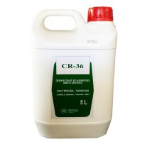 Desinfectante instantáneo CR-36 Advance (no diluible): de amplio espectro bactericida, fungicida y viricida. Composición alcohólica (5 litros)