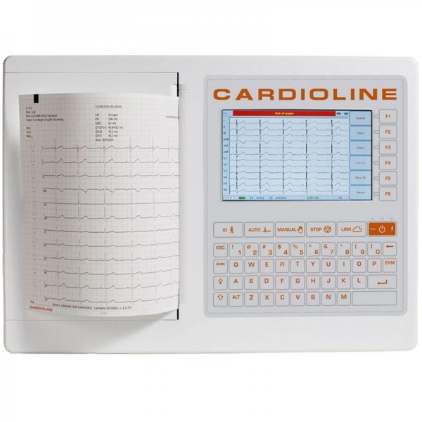 Electrocardiógrafo ECG200S de 12 derivaciones con opción de interpretación Glasgow