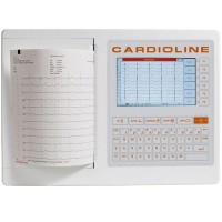 Electrocardiógrafo ECG200S de 12 derivaciones con opción de interpretación Glasgow