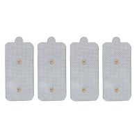 Electrodos Adhesivos de Doble Snap Kinefis 5x10cm (Bolsa 4 unidades) Electrodos Adhesivos de Doble Snap Kinefis 5x10cm (Bolsa 4 unidades)