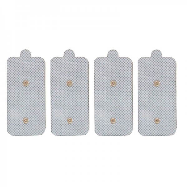 Electrodos Adhesivos de Doble Snap Kinefis 5x10cm (Bolsa 4 unidades) Electrodos Adhesivos de Doble Snap Kinefis 5x10cm (Bolsa 4 unidades)