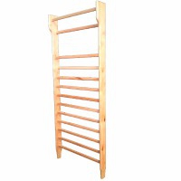 Espaldera de un cuerpo en madera de haya barnizada Espaldera de un cuerpo en madera de haya barnizada