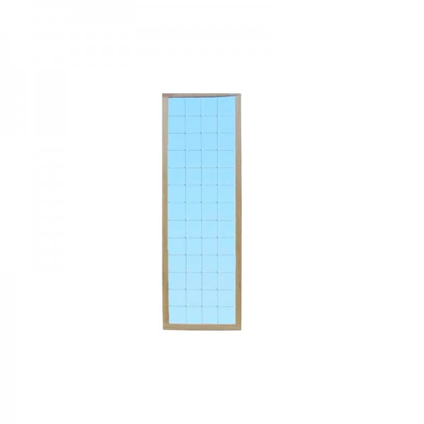 Espejo fijo a pared con luna cuadriculada (66 cm x 150 cm) Espejo fijo a pared con luna cuadriculada (66 cm x 150 cm)
