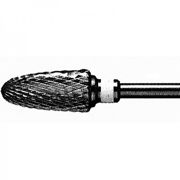 Fresa fabricada en carburo de Tungsteno 1251: Abrasión Media-Fina. Ideal para la finalización del desbastado de uñas Fresa fabricada en carburo de Tungsteno 1251: Abrasión Media-Fina. Ideal para la finalización del desbastado de uñas