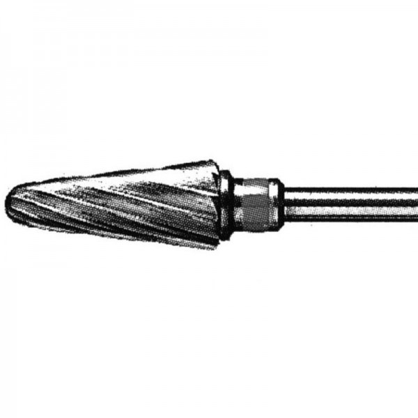 Fresa fabricada en carburo de Tungsteno 1649: Abrasión Gruesa. Ideal para el desbaste fuerte y agresivo de uñas Fresa fabricada en carburo de Tungsteno 1649: Abrasión Gruesa. Ideal para el desbaste fuerte y agresivo de uñas
