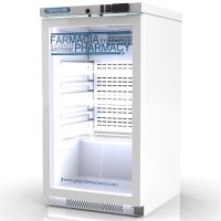Frigorífico para farmacias Thermolabil VR-180: Frío dinámico, tres estantes regulables en altura, luz LED interior y con Certificado Sanitario