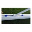 Juego de porterías de aluminio fútbol 7 - 90 mm fijas Juego de porterías de aluminio fútbol 7 - 90 mm fijas