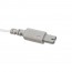 Cable con Pinzas Tipo Cocodrilo 3,5 cm: Compatible con Electroestimulador Acupuntura ITO ES-130
