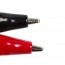 Cable con Pinzas Tipo Cocodrilo 3,5 cm: Compatible con Electroestimulador Acupuntura ITO ES-130