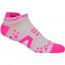 Oferta Final Temporada - Compressport Pro Racing Socks V2 Run Low Cut - Calcetines Ultratécnico Bajo - Color Blanco-Rosa