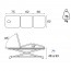 Camilla hidráulica Ecopostural: tres cuerpos, con estructura de tijera de color blanco y agujero facial (62 x 198 cm) Camilla hidráulica Ecopostural: tres cuerpos, con estructura de tijera de color blanco y agujero facial (62 x 198 cm)