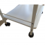 Carrito metálico blanco Easy: Equipado con un cajón con llave y tres estantes - OUTLET Carrito metálico blanco Easy: Equipado con un cajón con llave y tres estantes - OUTLET