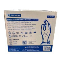 Guantes quirúrgicos estériles de latex sin polvo (caja de 50 pares) Guantes quirúrgicos estériles de latex sin polvo (caja de 50 pares)