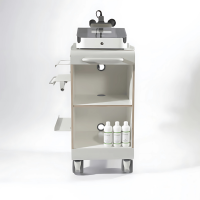 Carrito multifuncional para profesionales Häp en color gris claro Carrito multifuncional para profesionales Häp en color gris claro