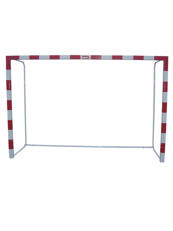 Juego de Porterias Fútbol-Sala y Balonmano de Aluminio Trasladables 80x80mm con Base de Tubo Redondo Juego de Porterias Fútbol-Sala y Balonmano de Aluminio Trasladables 80x80mm con Base de Tubo Redondo