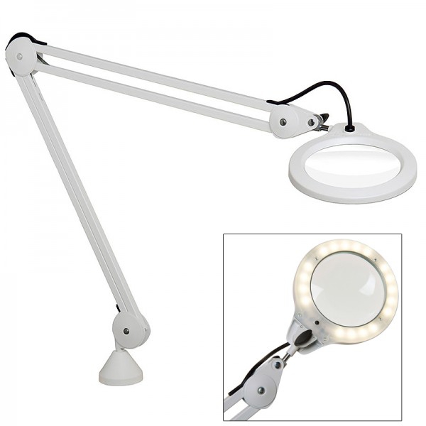 Lámpara lupa LFM LED 10W con tres aumentos: Elimina virtualmente las sombras Lámpara lupa LFM LED 10W con tres aumentos: Elimina virtualmente las sombras