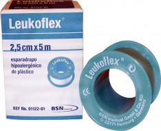 Leukoflex (Esparadrapo hipoalergénico de plástico)