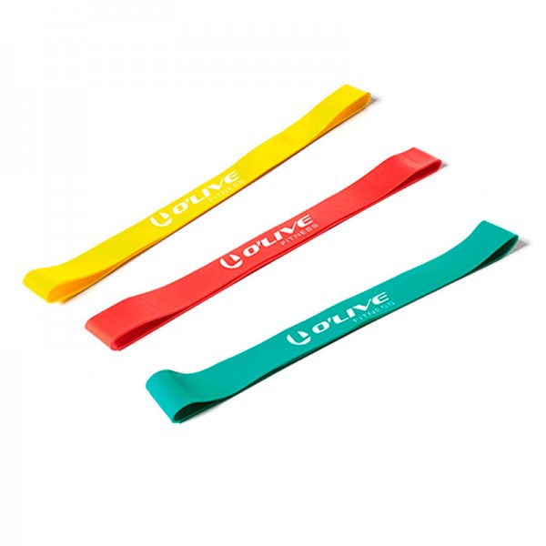 Elásticos Loops O'Live Ruberband: Ideal para trabajos de fuerza y equilibrio (mini bands) Elásticos Loops O'Live Ruberband: Ideal para trabajos de fuerza y equilibrio (mini bands)