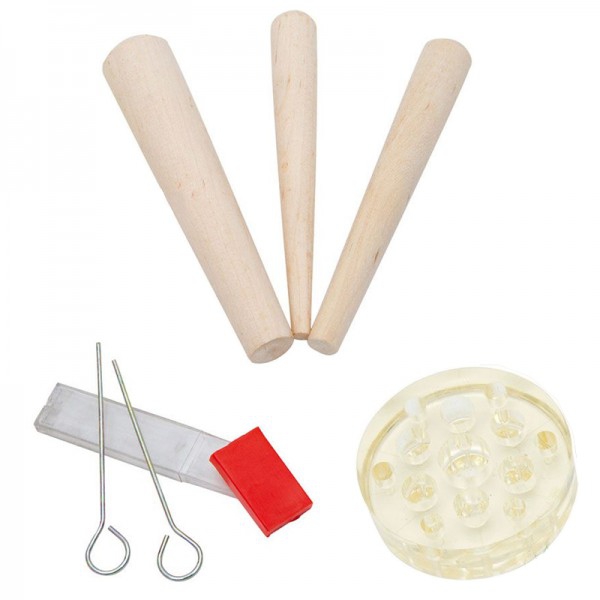 Molde para elaborar conos de moxa Molde para elaborar conos de moxa