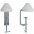 Mordaza de aluminio para mesa (hasta 7 cm de abertura): Para lámparas de aumento, reconocimiento e infrarrojos