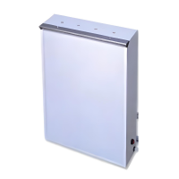 Negatoscopio mural acero esmaltado 1 pantalla Negatoscopio mural acero esmaltado 1 pantalla